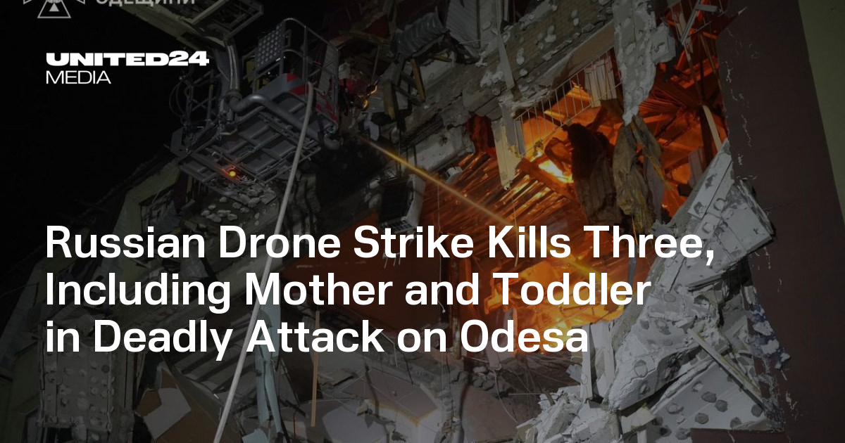 Russian Drone Strike Kills Three, Including Mother and Toddler in ...