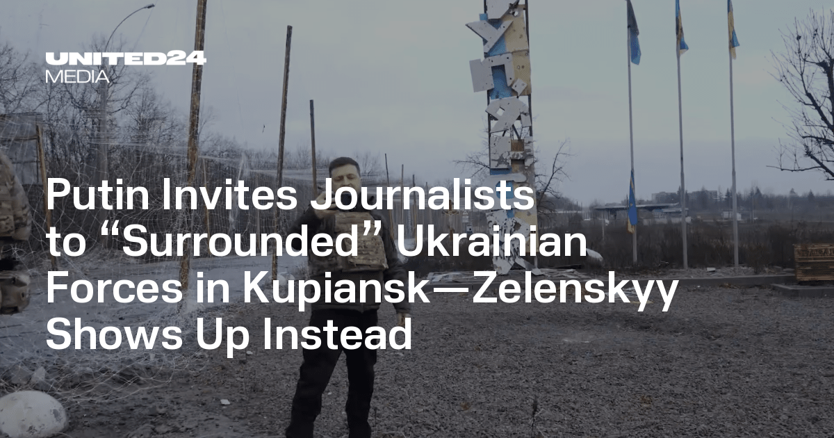 During his visit to Kupiansk, President Zelenskyy praised Ukrainian troops, highlighting their vital role in defending the region against Russian aggression.