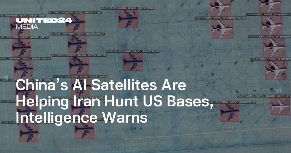 China’s AI Satellites Are Helping Iran Hunt US Bases, Intelligence Warns