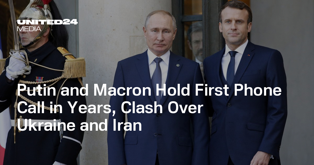 Putin and Macron Hold First Phone Call in Years, Clash Over Ukraine and ...