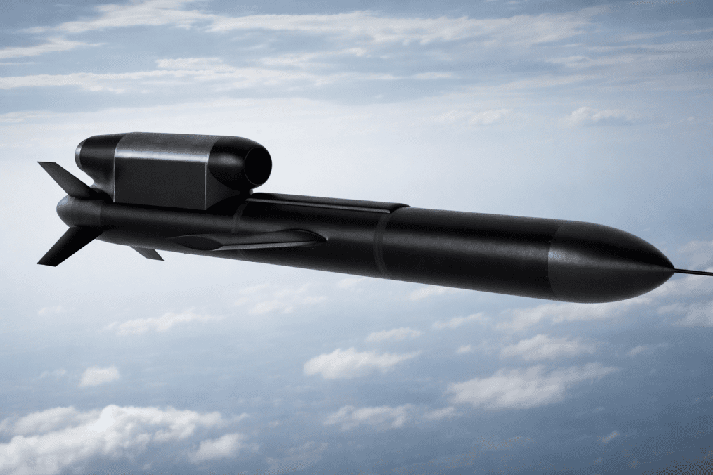 Render of the FP-5 “Flamingo” cruise missile in flight. (Source: UNITED24 Media)