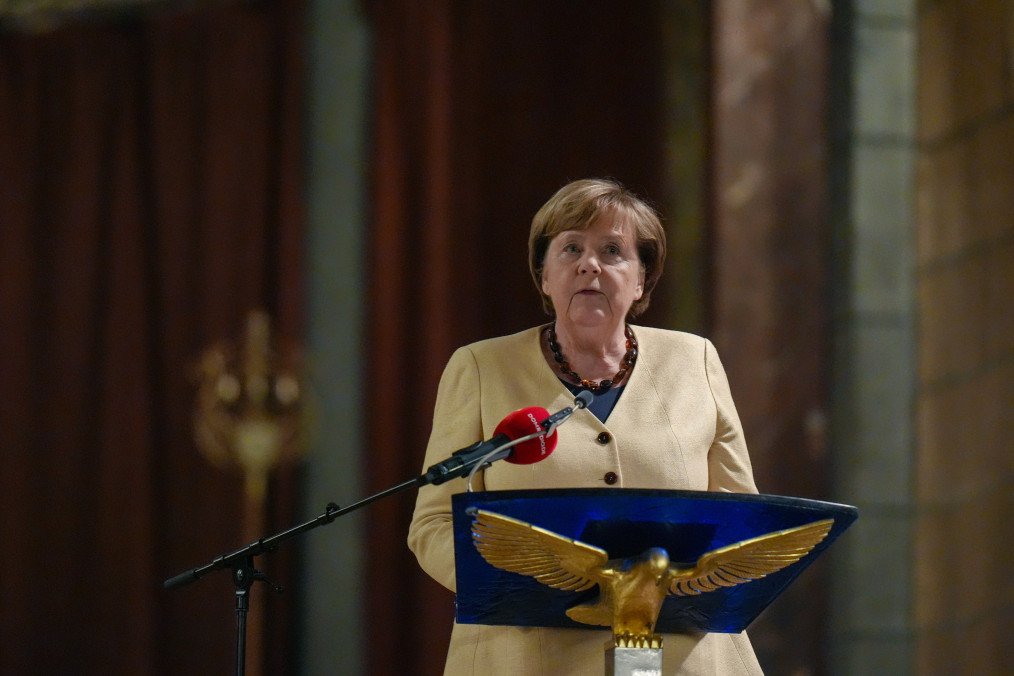 Former German Chancellor Angela Merkel. (Source: Getty Images)