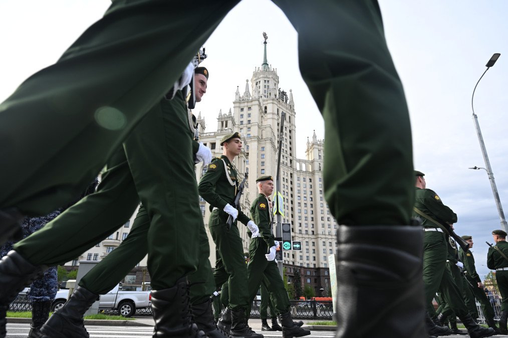 Russia Spends Record $125 Billion on Military in First Half of 2026, Nearly 44% of Federal Budget Russian troops units in Moscow, Russia. (Source: Getty Images)