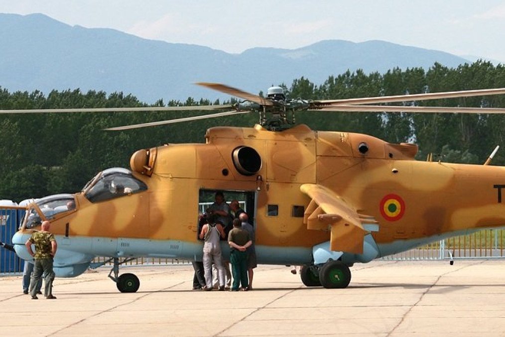 Mali Air Forces Mi-24 helicopter. (Source: StefanKnippsch3/X)
