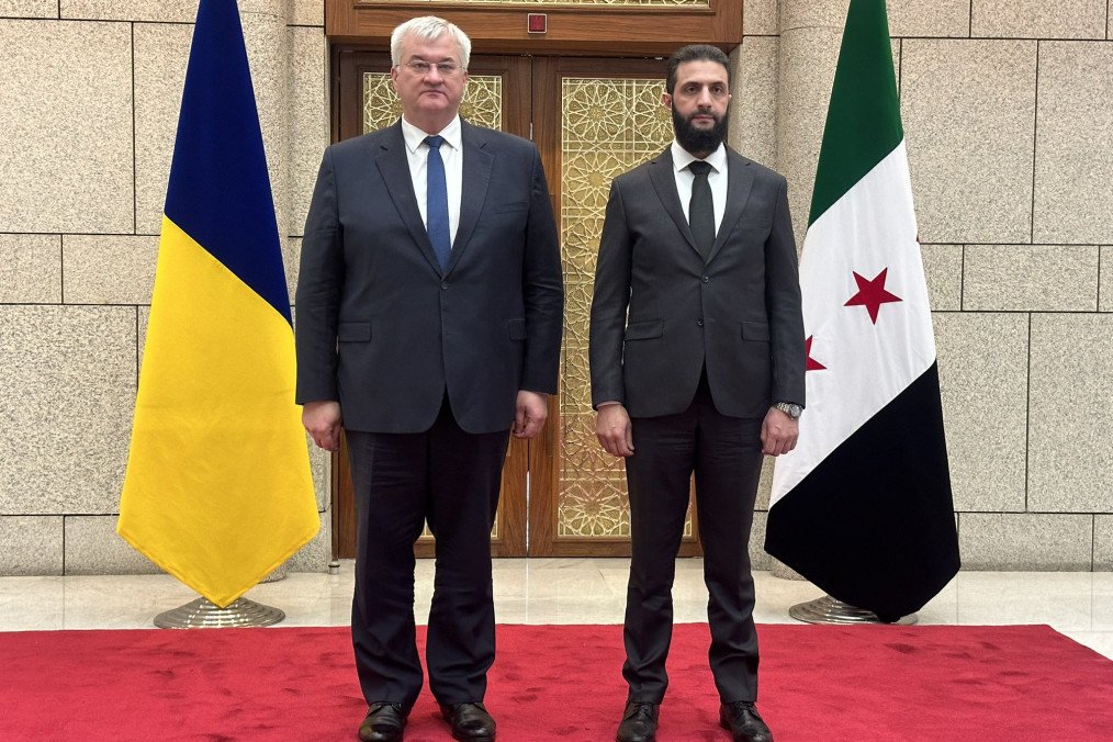 Ukrainian Foreign Minister Meets With New Syrian Leadership in Damascus