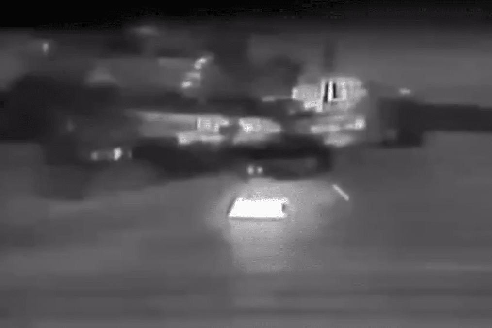 Ukraine’s SBU Releases Drone Strike Video Targeting Russian Oil Platform in Caspian Sea