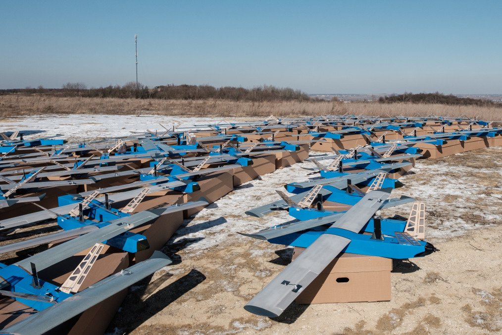 Besomar interceptor drones are seen on February 21, 2025 in Lviv region, Ukraine. (PhotoGetty Images)