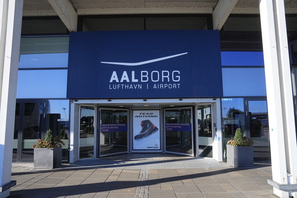 Aalborg Airport in Denmark