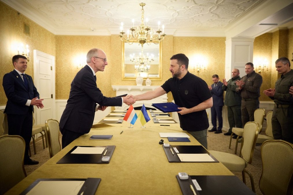 Ukraine and Luxembourg Sign a Bilateral Security Agreement