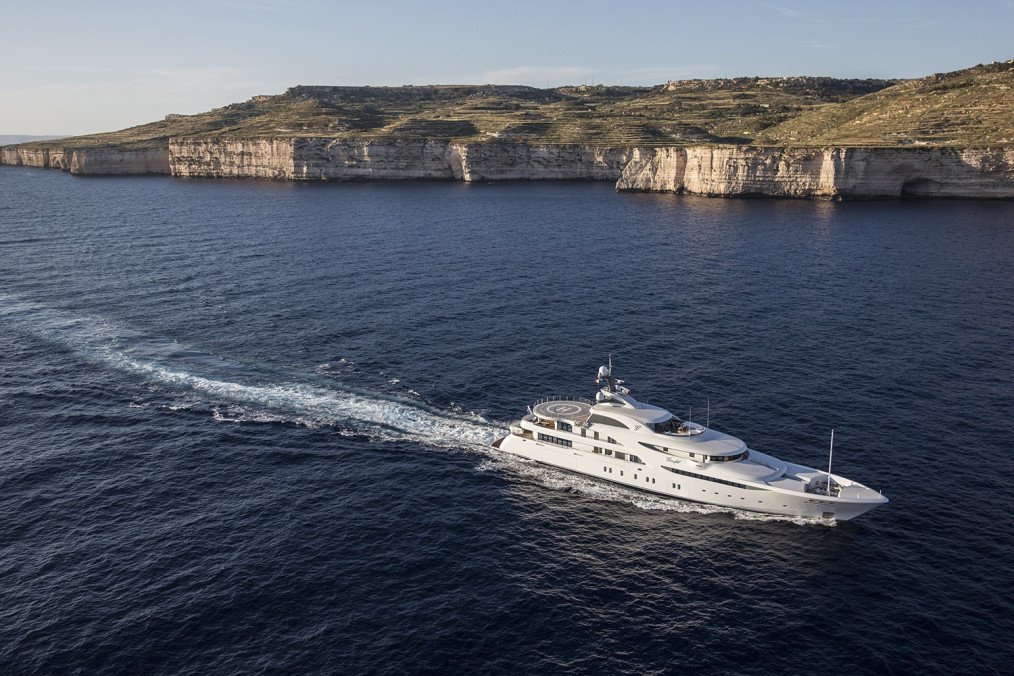 The Graceful yacht, linked to Russian leader Vladimir Putin. The Graceful yacht, linked to Russian leader Vladimir Putin.