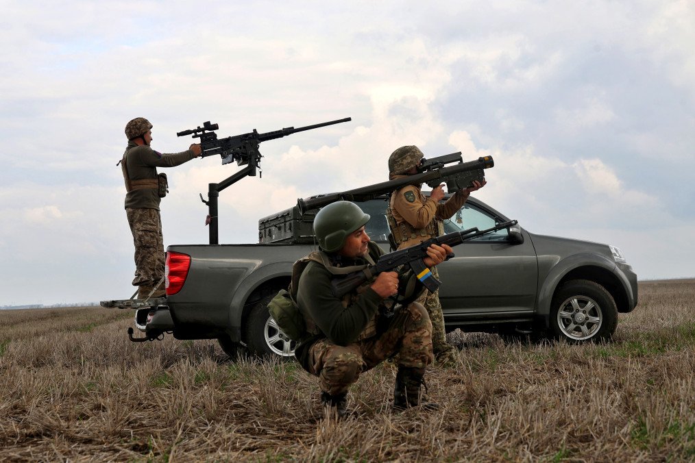 A mobile fire group of the 208th Kherson Anti-Aircraft Missile Brigade demonstrates coordinated actions and available weapons, in the Mykolaiv region, Ukraine, on March 30, 2026. Illutrative photo. (Source: Getty Images)