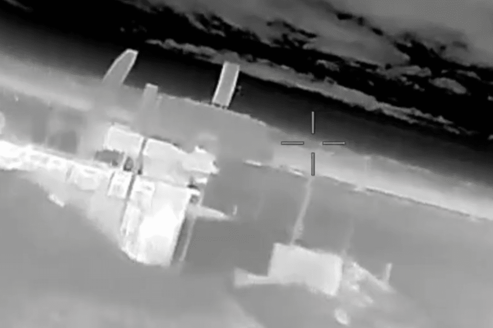 Ukraine’s military intelligence unit known “Prymary” struck multiple Russian air defense assets and military targets in temporarily Crimea. (Source: HUR)