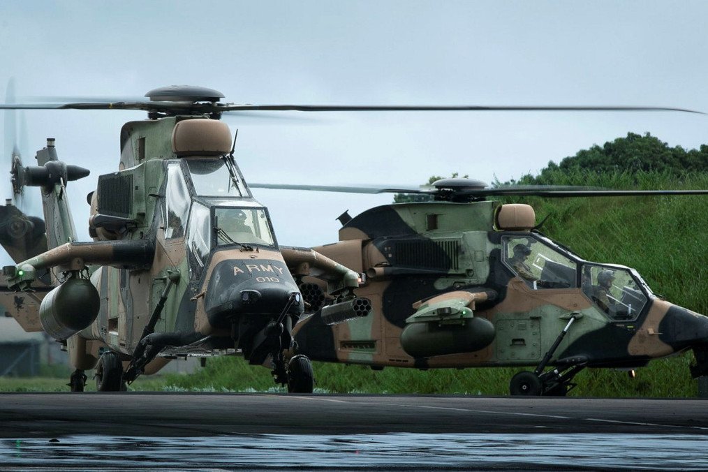 Australian Army Tiger ARH attack helicopters. (Photo: Open source)