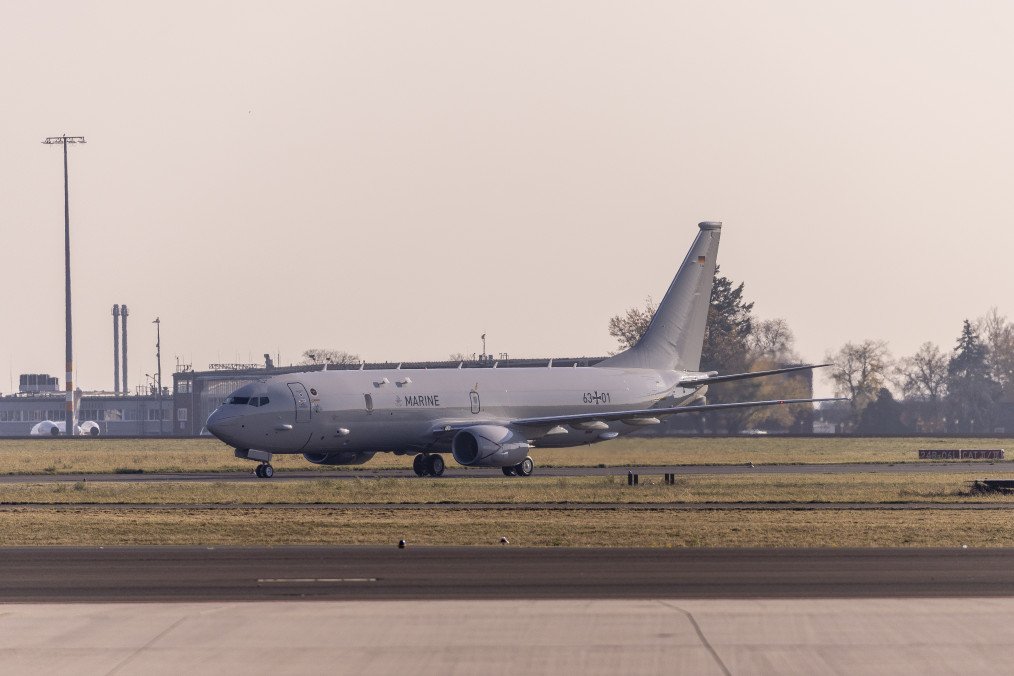 The Bundeswehr’s first P-8A Poseidon arrives in Berlin on November 7, 2025, beginning Germany’s shift from the P-3 Orion to a modern maritime surveillance fleet. (Source: Getty Images) The Bundeswehr’s first P-8A Poseidon arrives in Berlin on November 7, 2025, beginning Germany’s shift from the P-3 Orion to a modern maritime surveillance fleet. (Source: Getty Images)