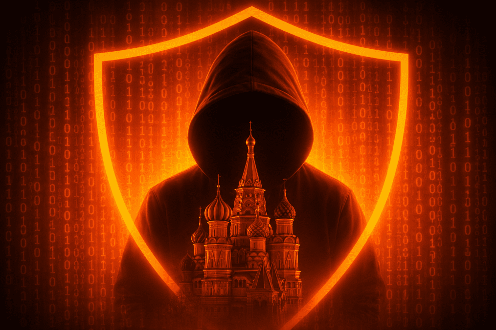 Illustration of the pro-Russian hacker group Server Killers, which claimed responsibility for cyberattacks targeting Norwegian government services. (Source: Server Killers Telegram)