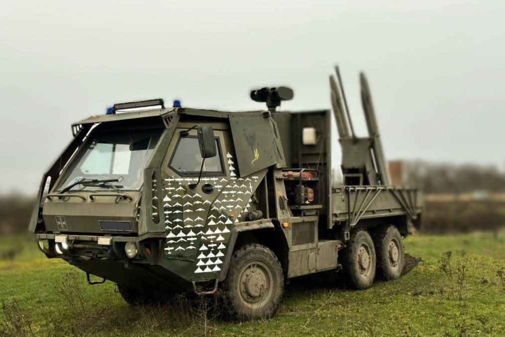 Raven air defense systems on Supacat HMT 600 chassis in the service of the Ukrainian Armed Forces, 2025. (Source: ArmyInform)