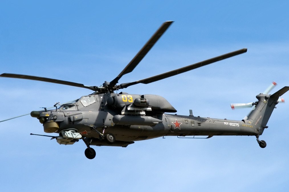 Russian Mi-28 Helicopter Crashes, Crew Reported Dead