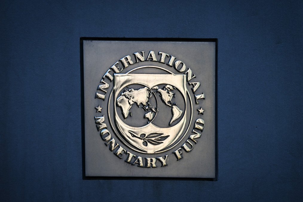 IMF Delays Ukraine Parcel Tax Reform as It Releases $700 Million Aid Tranche The logo of the International Monetary Fund. (Source: Getty Images)