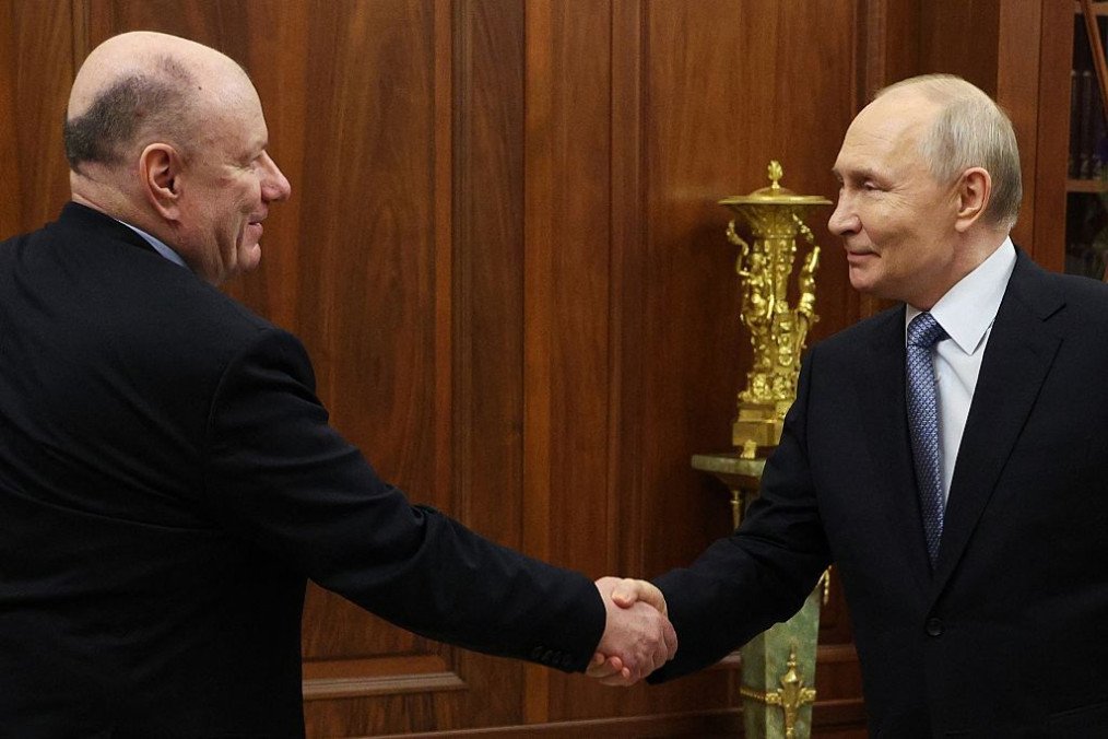 Russia’s leader Vladimir Putin meets with mining giant Norilsk Nickel President Vladimir Potanin in Moscow on July 15, 2026. (Source: Getty Images) Russia’s leader Vladimir Putin meets with mining giant Norilsk Nickel President Vladimir Potanin in Moscow on July 15, 2026. (Source: Getty Images)