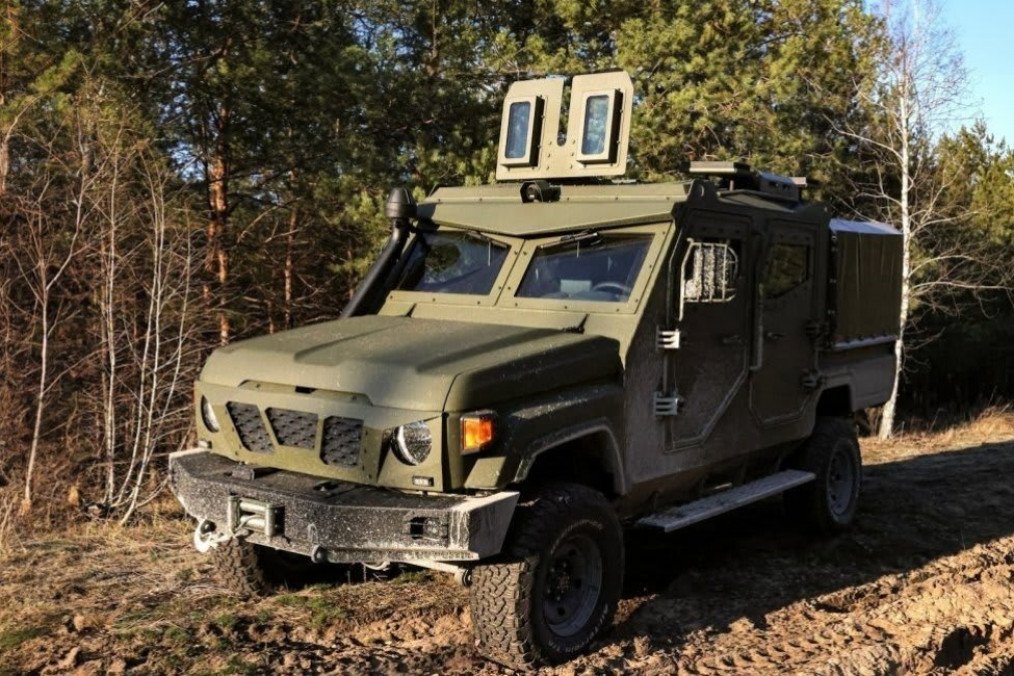 Ukraine’s Tisa armored vehicle, developed on a Toyota Land Cruiser 79 platform for radiation and chemical reconnaissance missions. (Photo: Defence Express) Ukraine’s Tisa armored vehicle, developed on a Toyota Land Cruiser 79 platform for radiation and chemical reconnaissance missions. (Photo: Defence Express)
