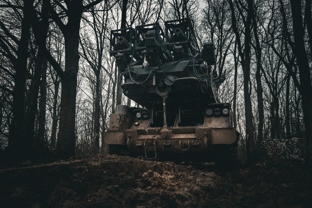 A Ukrainian Buk air defense system upgraded under the FrankenSAM program, 2024. (Source: Ukrainian Air Forces)