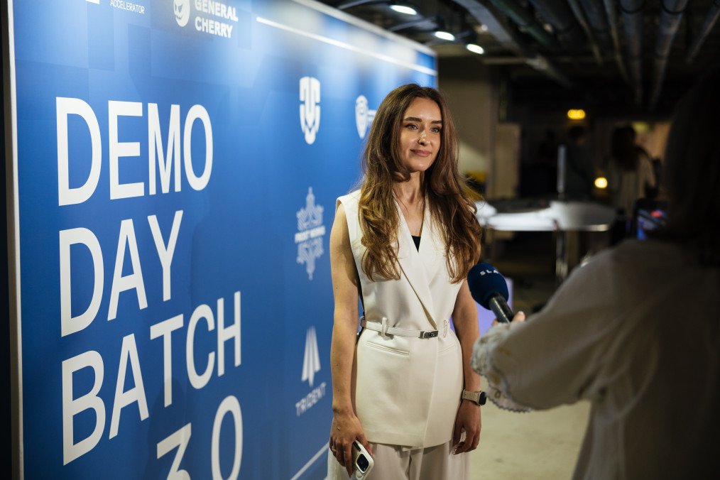 A participant gives an interview during Defence Builder Accelerator’s Demo Day 3.0. (Source: Defense Builder) A participant gives an interview during Defence Builder Accelerator’s Demo Day 3.0. (Source: Defense Builder)