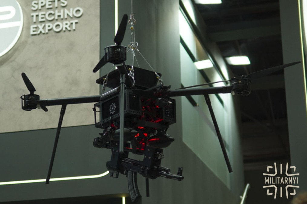 The Drone Squad Fury unmanned aerial platform developed by OM Defense Systems on display at the Eurosatory defense exhibition in Paris, June 2026. (Source: Militarnyi)