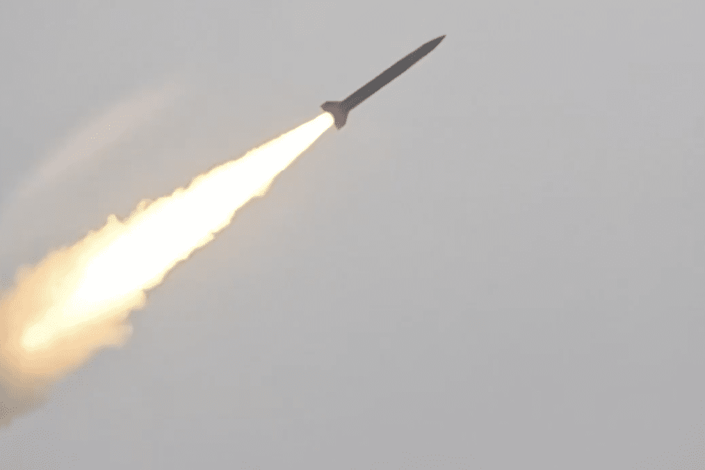A test launch of Fire Point’s FP-7.X missile, which serves as the foundational effector for Ukraine’s FREYJA anti-ballistic interceptor. (Source: Fire Point) A test launch of Fire Point’s FP-7.X missile, which serves as the foundational effector for Ukraine’s FREYJA anti-ballistic interceptor. (Source: Fire Point)