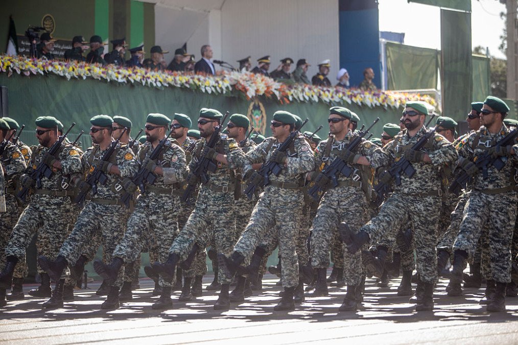 Soldiers from Iran’s land, navy, air force and special forces parade on the occasion of National Army Day on April 18, 2025 in Tehran, Iran. (Source: Getty Images) Soldiers from Iran’s land, navy, air force and special forces parade on the occasion of National Army Day on April 18, 2025 in Tehran, Iran. (Source: Getty Images)