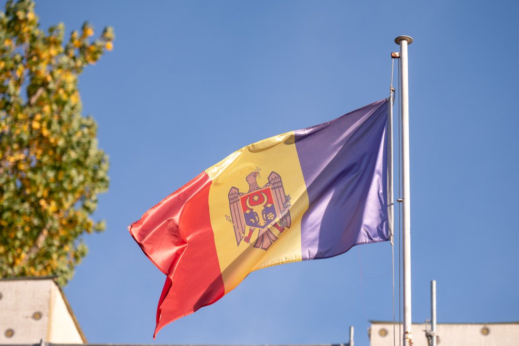 Moldova Sets Up Emergency Safe Zones Amid Mounting Drone Threats The national flag of the Republic of Moldova. (Source: Getty Images)