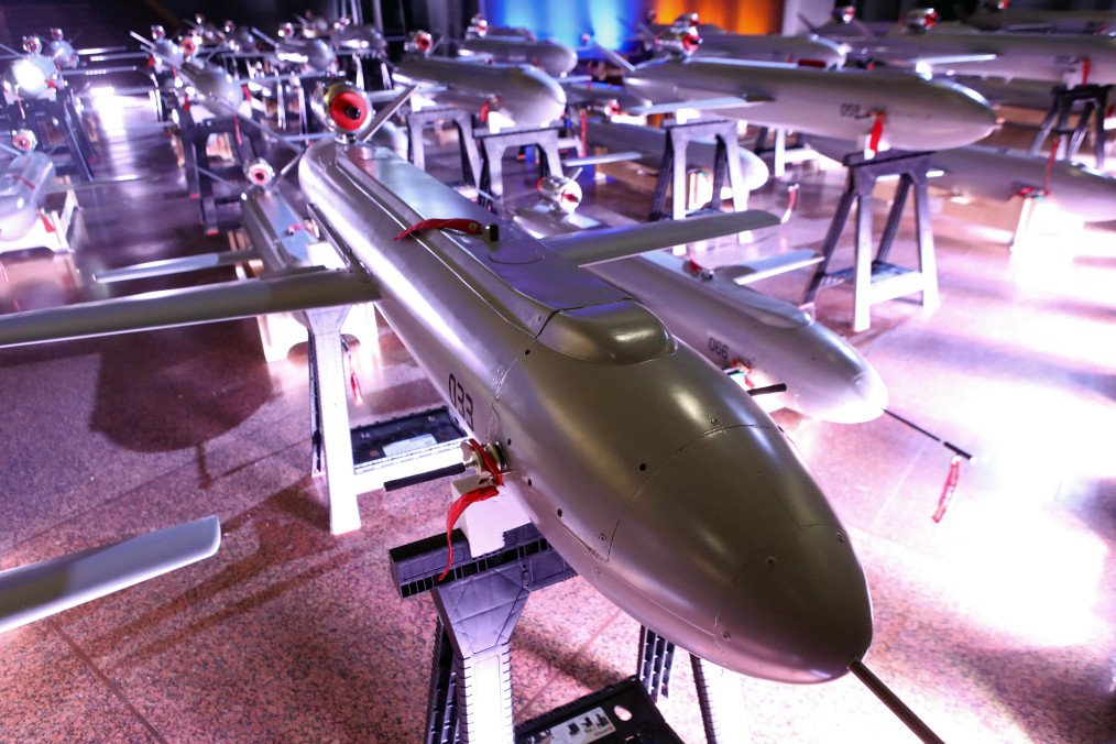 In Kyiv, Ukraine, on December 6, 2024, long-range Peklo rocket drones during the handover of the first batch to the Armed Forces on the Day of the Armed Forces of Ukraine. (Source: Getty Images) In Kyiv, Ukraine, on December 6, 2024, long-range Peklo rocket drones during the handover of the first batch to the Armed Forces on the Day of the Armed Forces of Ukraine. (Source: Getty Images)