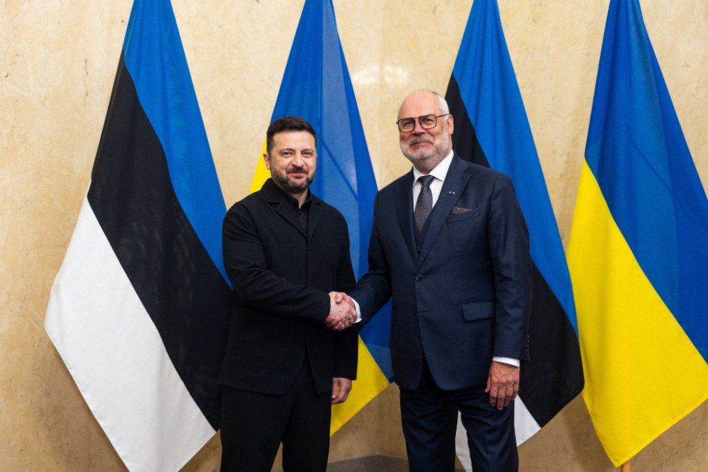 Ukrainian President Volodymyr Zelenskyy meets with Estonian President Alar Karis in Tallinn on June 9. (Source: president.gov.ua) Ukrainian President Volodymyr Zelenskyy meets with Estonian President Alar Karis in Tallinn on June 9. (Source: president.gov.ua)