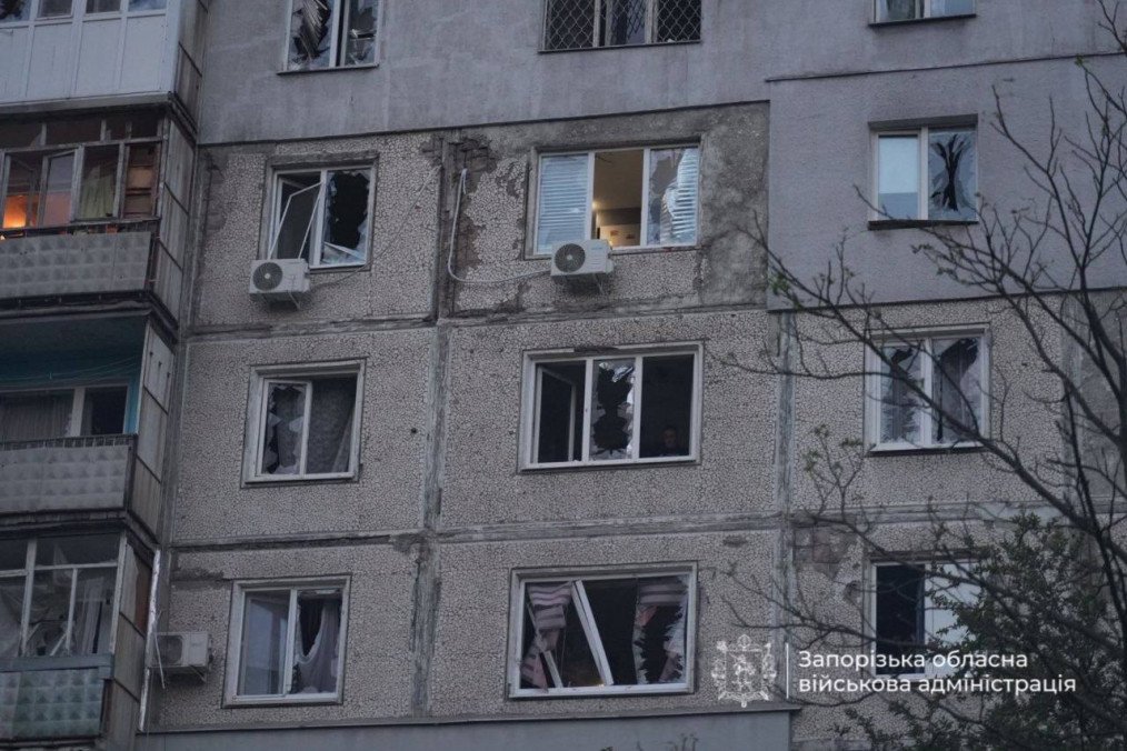 The aftermath of the attack on Zaporizhzhia. (Source: Zaporizhzhia Regional Military Administration)