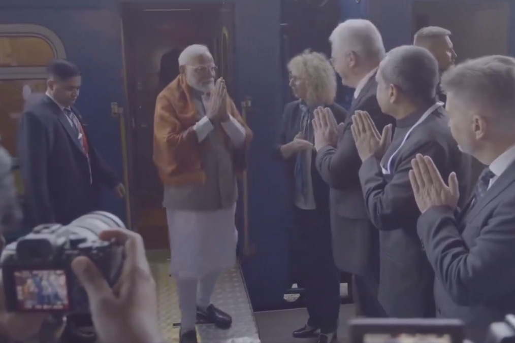 Indian Prime Minister Narendra Modi Arrives in Kyiv for Historic First Visit