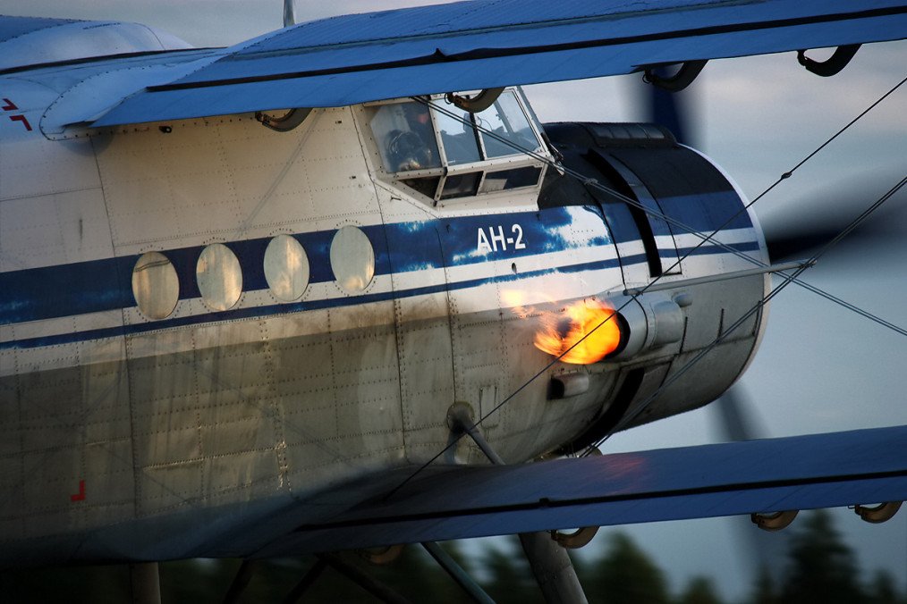 Antonov An-2 small aircraft in Russia, 2010. Antonov An-2 small aircraft in Russia, 2010.