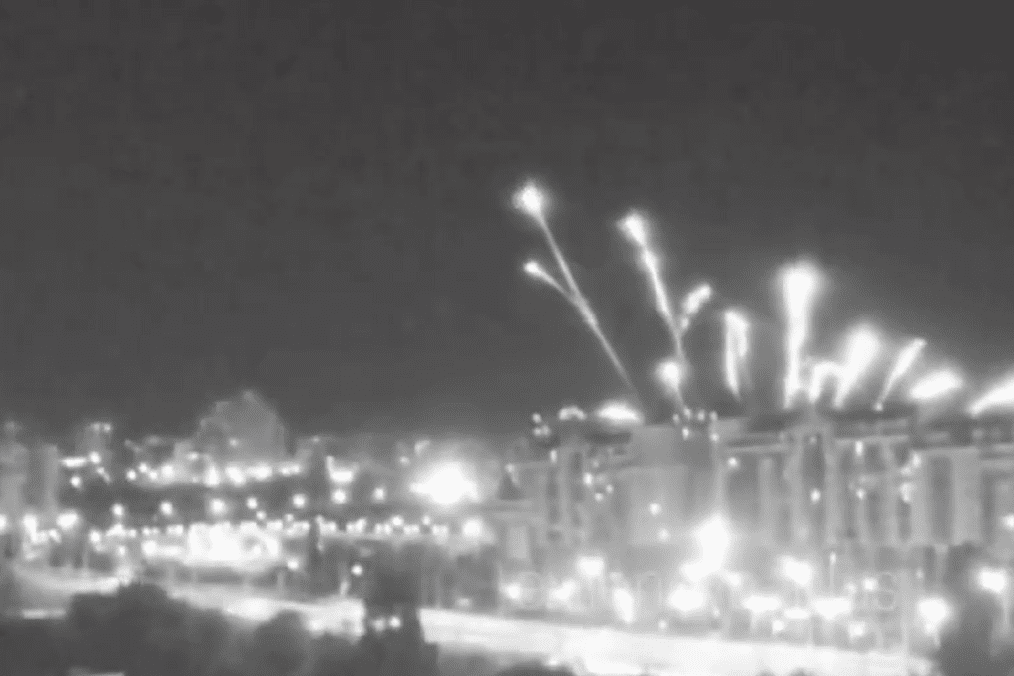 Russian surface-to-air missile system reportedly explodes in central Belgorod, July 27, 2026. Russian surface-to-air missile system reportedly explodes in central Belgorod, July 27, 2026.