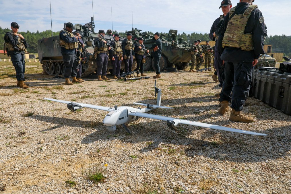 Illustrative image. Soldiers from the US Army stand near a Vector AI Quantum Systems drone during the “Saber Junction 26” NATO training exercise at the US Army’s Hohenfels training Area in Hohenfels, Germany, on August 26, 2026. Illustrative image. Soldiers from the US Army stand near a Vector AI Quantum Systems drone during the “Saber Junction 26” NATO training exercise at the US Army’s Hohenfels training Area in Hohenfels, Germany, on August 26, 2026.