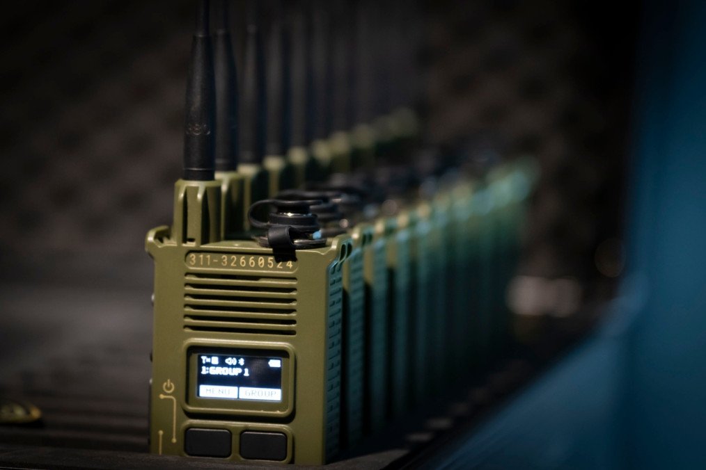 HIMERA G1 PRO tactical radios used during NATO-standard field tests in the US. (Photo: Open source)