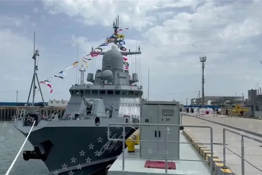 Small missile ship Amur, Project 22800 Karakurt-class. (Source: Zvezda)