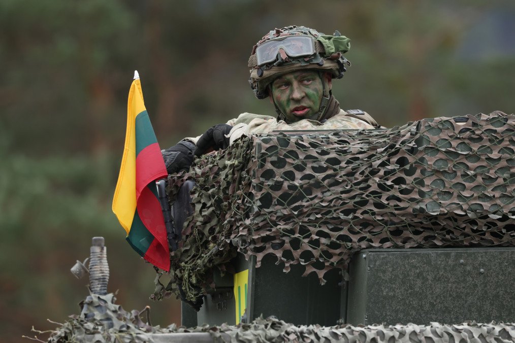 A soldier of the Lithuanian Land Force on March 12, 2025. (Source: Getty Images) A soldier of the Lithuanian Land Force on March 12, 2025. (Source: Getty Images)