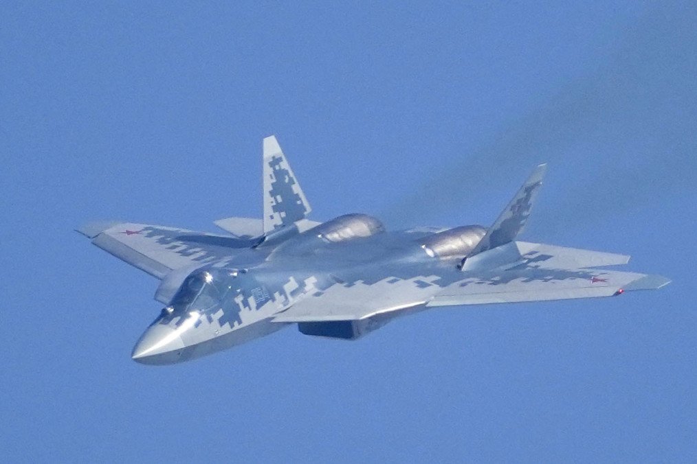 Russia’s Su-57 stealth fighter performs at the China International Airshow in Zhuhai, Nov. 12, 2024. (Photo: Getty Images)