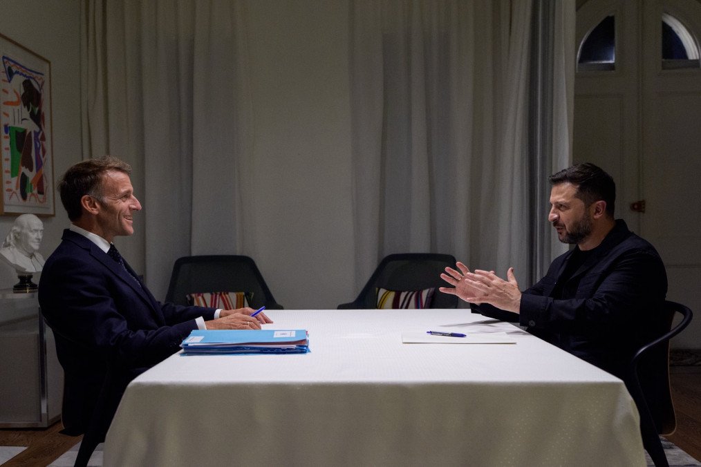 French President Emmanuel Macron meets with Ukrainian President Volodymyr Zelenskyy to discuss security and a winter support package for Ukraine. (Source: French President Emmanuel Macron/X) French President Emmanuel Macron meets with Ukrainian President Volodymyr Zelenskyy to discuss security and a winter support package for Ukraine. (Source: French President Emmanuel Macron/X)