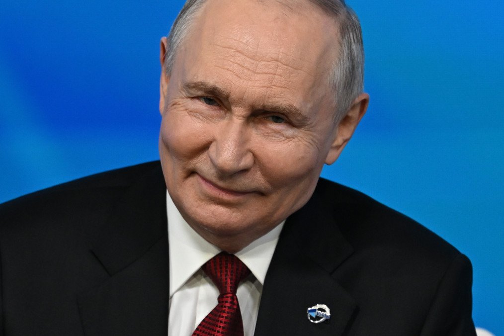 Russian leader Vladimir Putin speaks at the Valdai Discussion Club in Moscow on October 1, 2026. (Source: Getty Images) Russian leader Vladimir Putin speaks at the Valdai Discussion Club in Moscow on October 1, 2026. (Source: Getty Images)