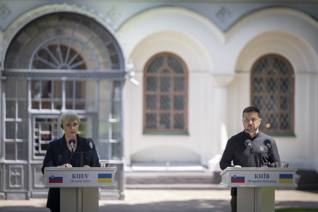 Slovenian President Nataša Pirc Musar Visits Ukraine on Constitution Day