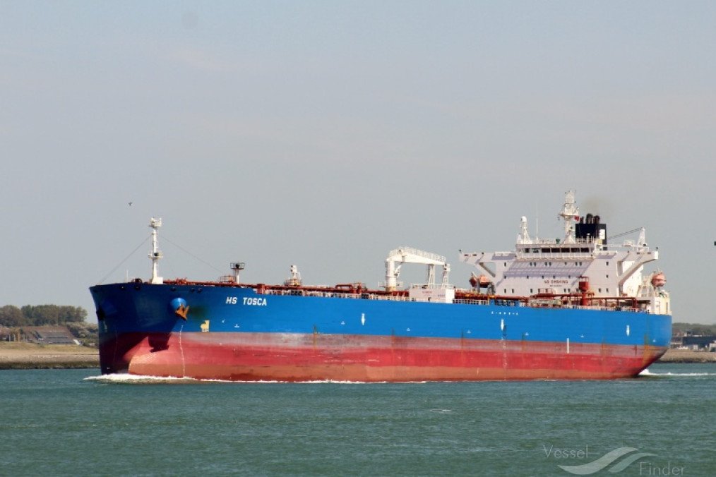 The oil tanker Grinch underway at sea. Illustrative photo. (Source: VesselFinder)