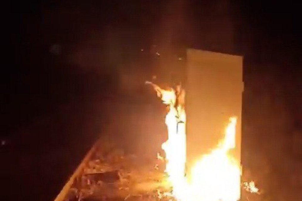 The destruction of critical railway infrastructure used to transport Russian military echelons. (Source: ATESH)