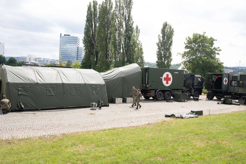 Germany Orders 149 Rheinmetall Mobile Medical Units Tested on Ukraine’s Frontlines Rescue station from Rheinmetall. (Source: Bundeswehr)