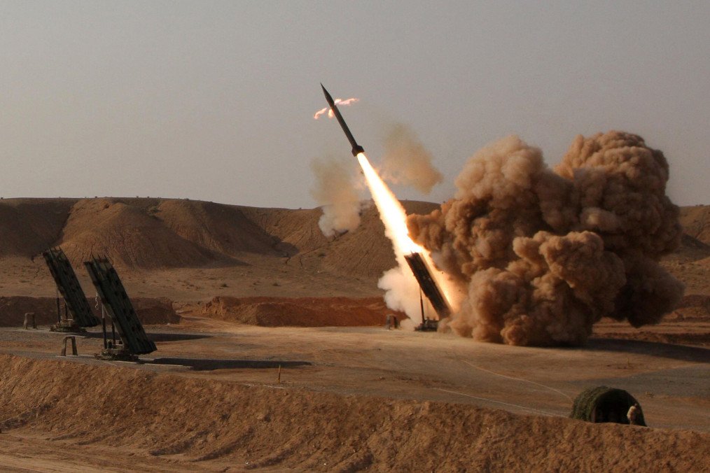 Illustrative photo: An Iranian ballistic missile is launched during the Islamic Revolutionary Guard Corps' Great Prophet-6 military exercise in Iran, June 2011. (Source: Getty Images)