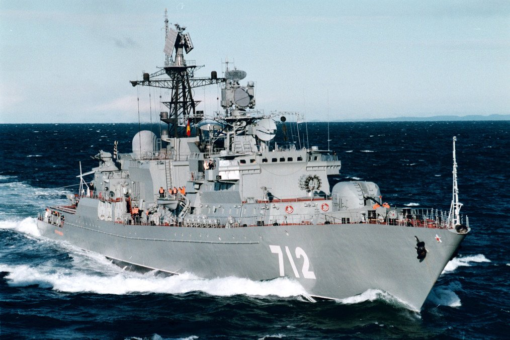 Illustrative photo: The Russian Navy's Neustrashimy frigate of the Baltic Fleet underway at sea. (Source: Russian media) Illustrative photo: The Russian Navy's Neustrashimy frigate of the Baltic Fleet underway at sea. (Source: Russian media)