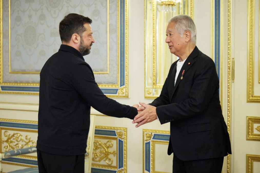 President Zelenskyy Meets Japanese Parliamentary Speaker in Kyiv for High-Level Talks Ukrainian President Volodymyr Zelenskyy met with Speaker of the House of Representatives of the Parliament of Japan Eisuke Mori. (Source: Official website of the President of Ukraine)